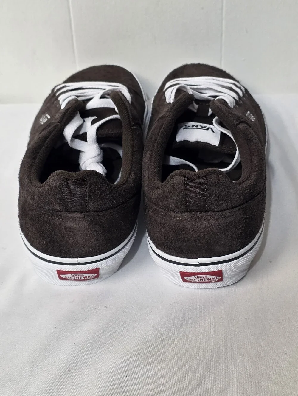Vans Selden Hairy Suede Demitasse Size 10.5 Brown Low-Top Sneakers